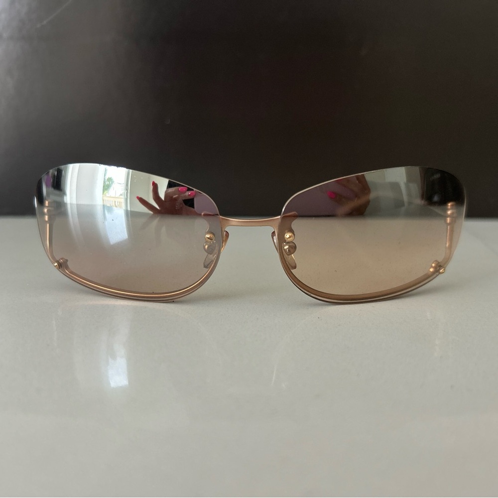Stylish Prada Gold Sunglasses